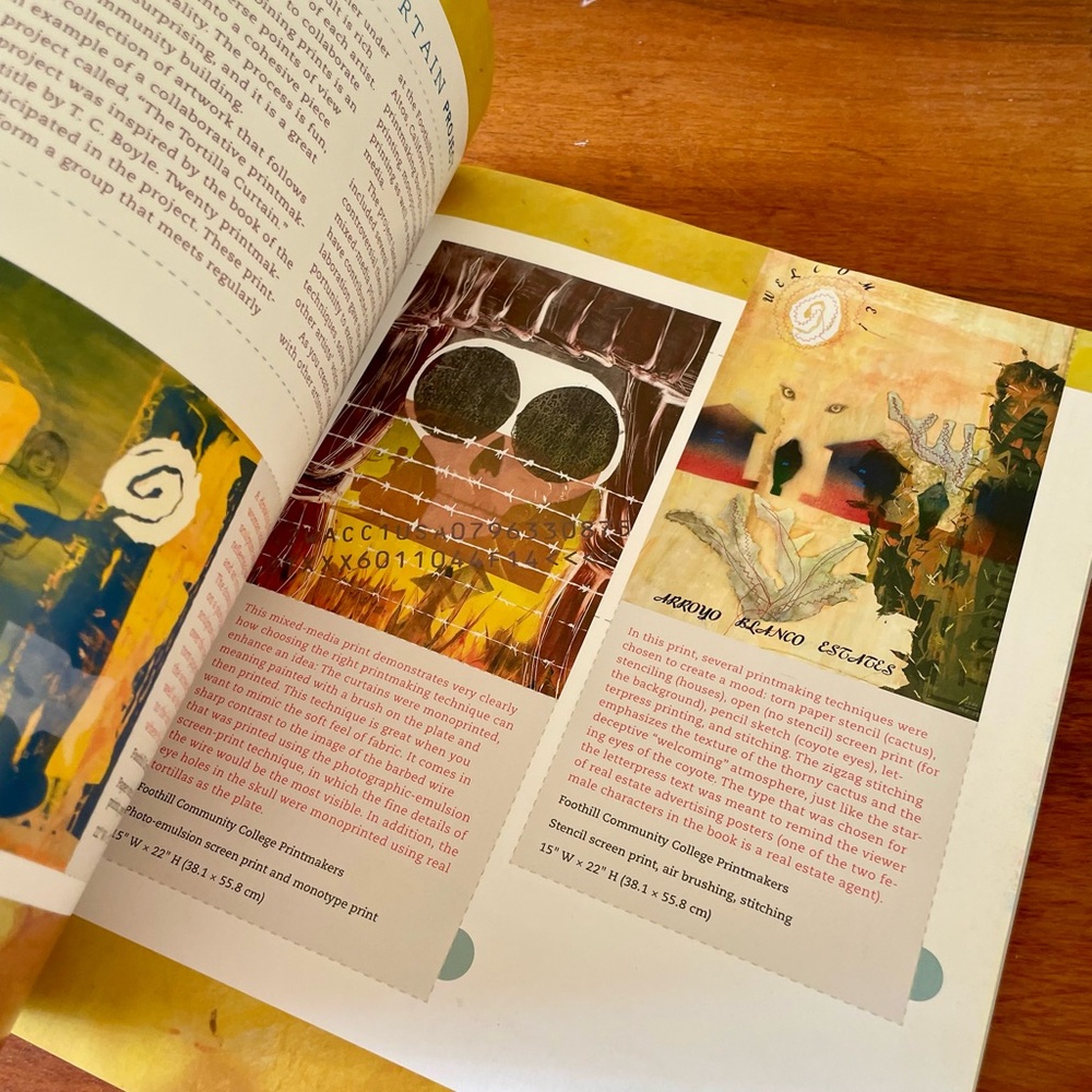 Printmaking + Mixed Media Book - Picture 3 of 5